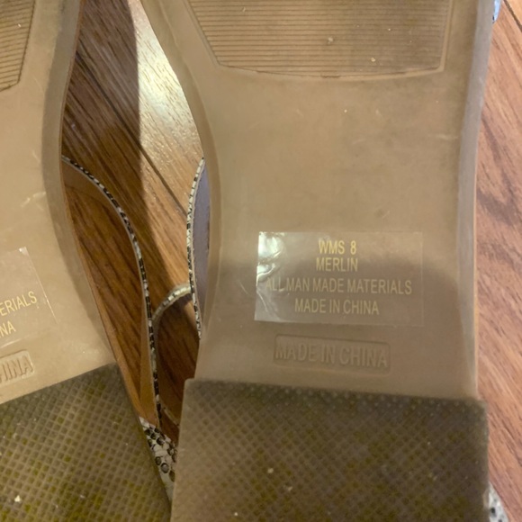 Report Faux Snakeskin Sandals - Picture 5 of 6